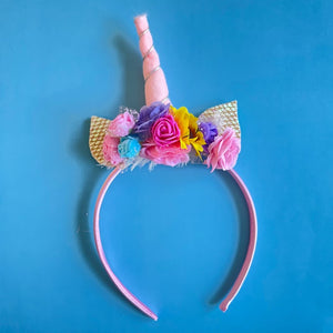 Pink Horn Unicorn Headband
